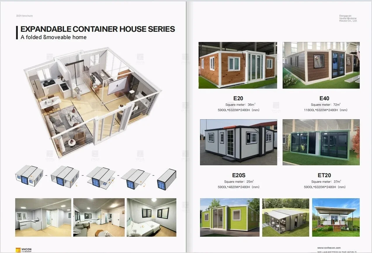 Sustainable Living House - Rumah Kontainer Lipat Prefabrikasi Kustom, Rumah