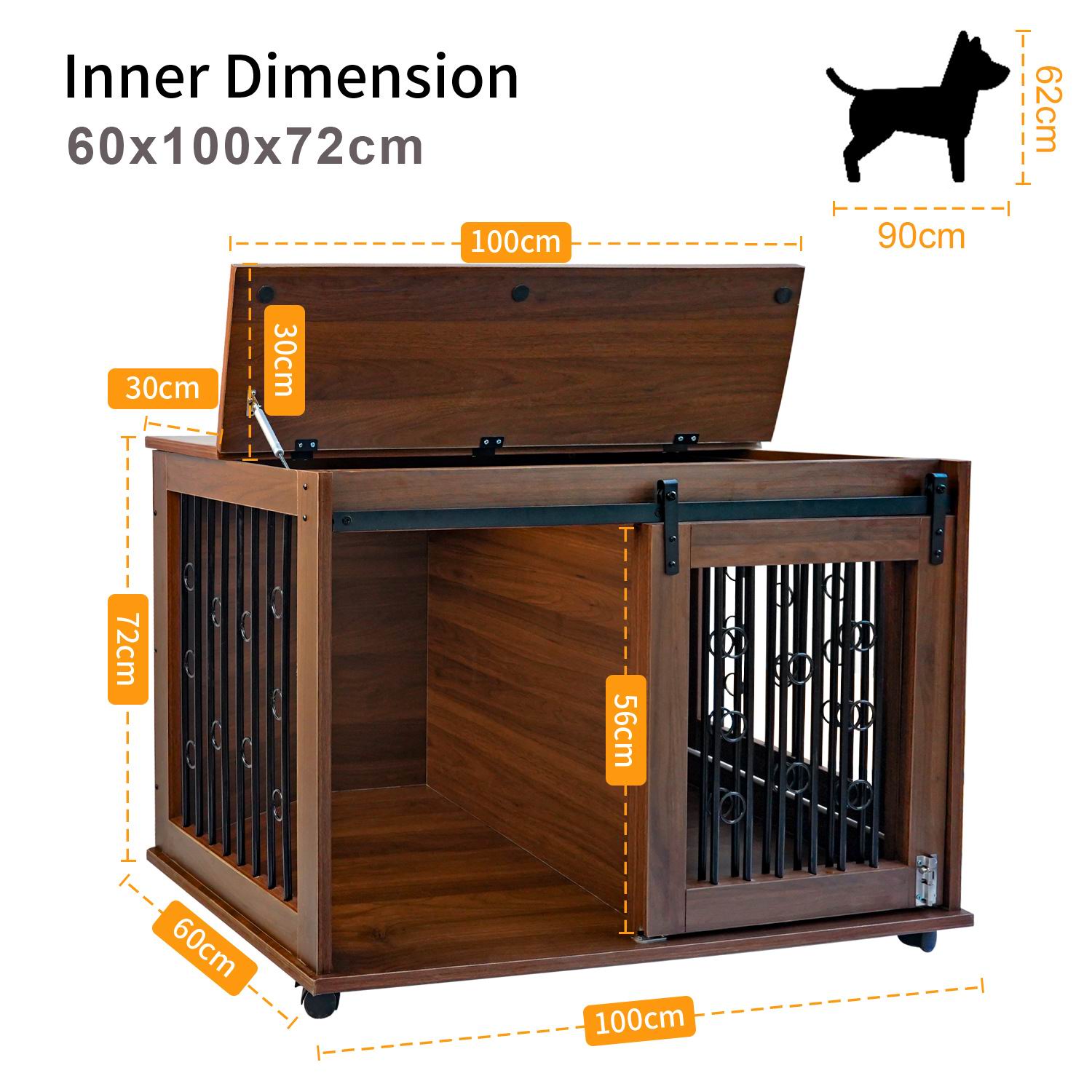 Kandang Anjing Kayu Solid Dua  - Sustainable Living House ulasan dan harga